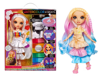 Rainbow High Watercolor & Create Fashion DIY Doll Toy New With Box