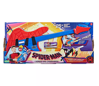 Disney Spider-Man: Across the Spider-Verse Spider-Punk Web Blast Guitar New Box