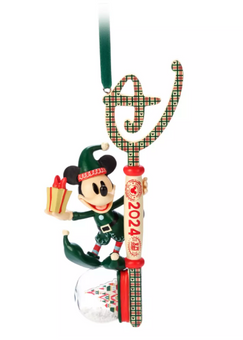Disney Parks Mickey Holiday Collectible Key Sketchbook Ornament 2024 New w Tag