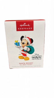Hallmark 2024 Keepsake Disney All About Mickey! Santa Christmas Ornament New Box
