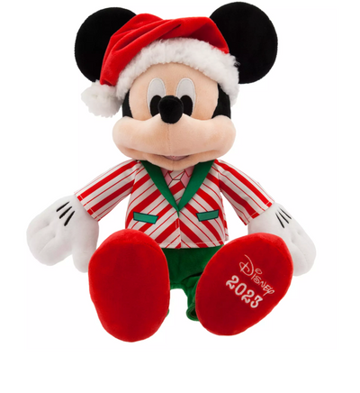 Disney 2023 Mickey Santa Candy Cane Costume Holiday Christmas Plush New w Tag