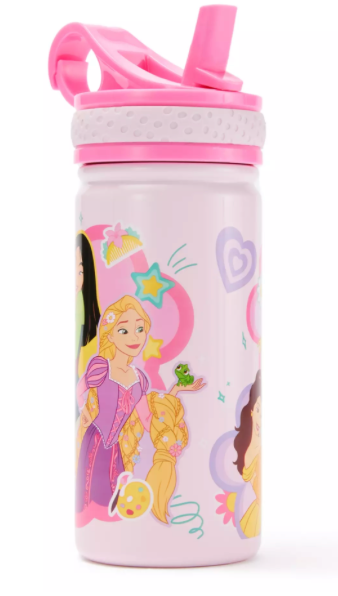 Disney Parks Princess 14oz. Stainless Steel Water Bottle New With Tag