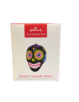 Hallmark 2023 Keepsake Mini Sweet Sugar Skull Christmas Ornament New with Box