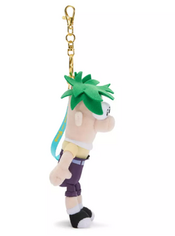 Disney Parks Ferb Fletcher Plush Keychain Bag Charm Phineas and Ferb 7'' New Tag