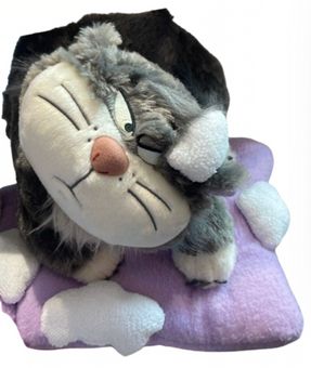 Disney Parks Japan Lucifer Medium Plush Pillow Cinderella Soft Toy New With Tag