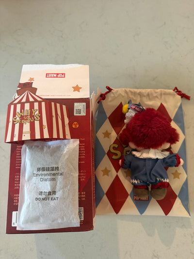 Pop Mart Labubu The Monsters Why So Serious Flame Clown Vinyl Plush USA New