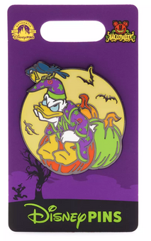 Disney Parks Donald Duck Halloween Pin New With Card