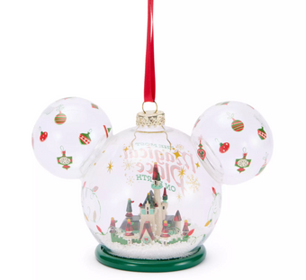 Disney Parks Mickey Mouse Icon Most Magical Place on Earth Ornament New With Tag