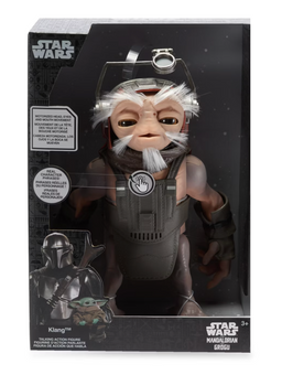 Disney Parks Klang Talking Action Figure Star Wars Mandalorian Grogu New W Tag