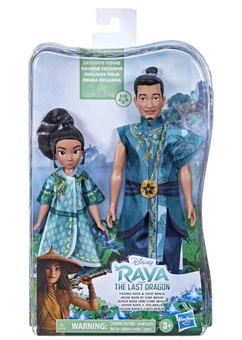 Disney Young Raya and Chief Benja Exclusive Figure Doll Toy New with Box