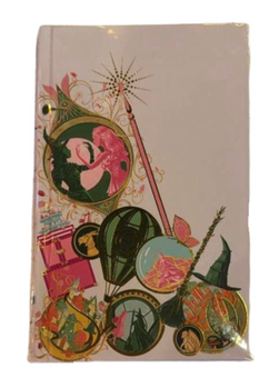 Universal Studios The Magic of Wicked Pink Green Hard Cover Notebook New W Tag