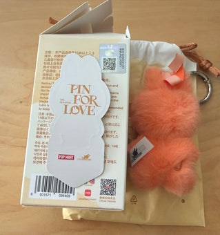 Pop Mart Labubu The Monsters Pin for Love Letter J Plush Keychain USA New