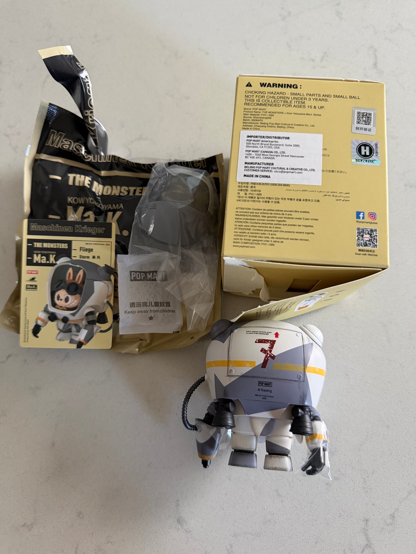 Pop Mart Labubu The Monsters x Kow Yokoyama Ma.k Storm New with Box USA SELLER
