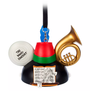 Disney Parks Mickey The Band Concert Ear Hat Christmas Ornament New with Tag