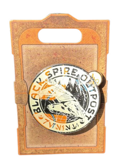 Disney Parks Star Wars Galaxy Edge Black Spire Outpost Millennium Falcon Pin New