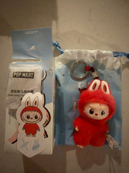 Pop Mart Labubu The Monsters Pin for Love Letter X Plush Keychain USA New