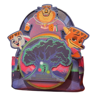 Disney Parks Loungefly Mini Backpack Zootopia: Better Zoogether New With Tag