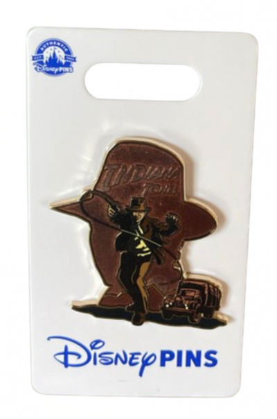 Disney Parks Indiana Jones Silhouette Pin New with Card