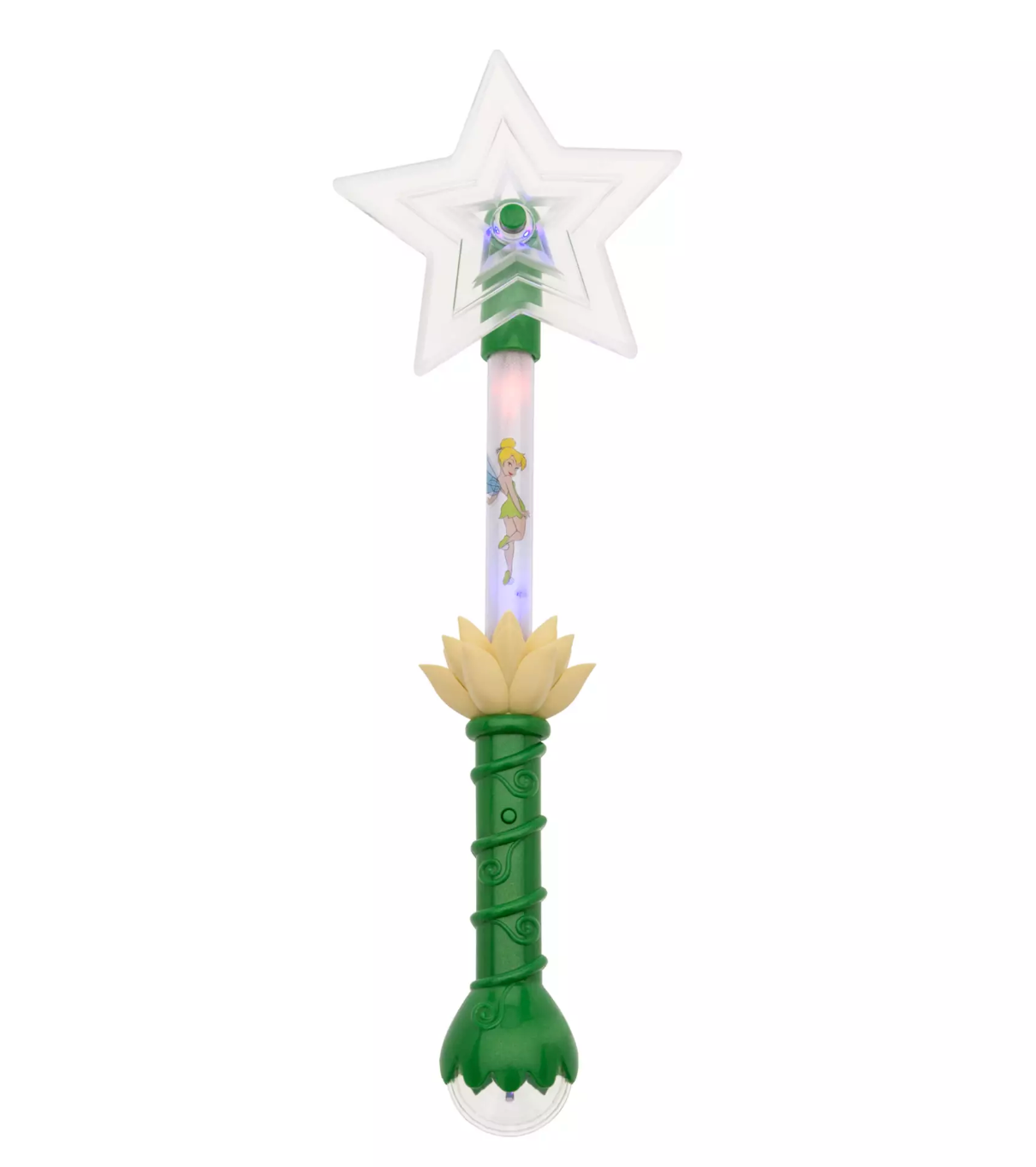 Disney Parks Peter Pan Tinker Bell Glow Spinner Toy Wand New with Tag