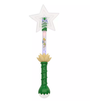 Disney Parks Peter Pan Tinker Bell Glow Spinner Toy Wand New with Tag