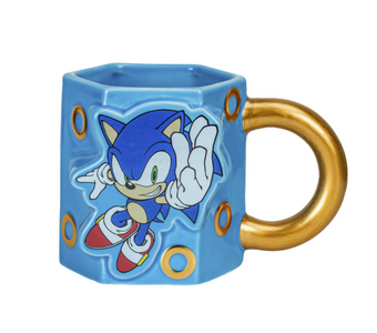 Zak Designs Sculpted Coffee Mug, Sonic The Hedgehog New With Tag