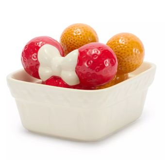 Disney Mickey Minnie Mouse Icon Strawberry Oranges Salt and Pepper Shaker Set