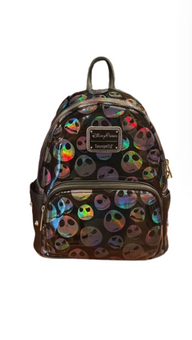 Disney Parks The Nightmare Before Christmas Jack Face Loungefly Mini Backpack