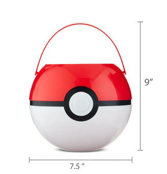 Pokémon PokéBall Seasonal Pail Easter Halloween Basket Collectible Candy Bowl