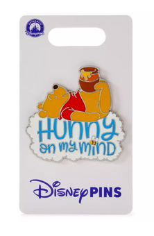 Disney Parks Winnie the Pooh ''Hunny on My Mind'' Pin New with Card