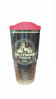 Disney Hollywood Tower Hotel Mickey Minnie Tervis 24oz Tumbler New