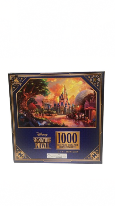 Disney Signature Puzzle Walt Disney World Four Parks One World 1000 Piece Puzzle
