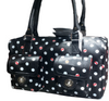 Disney Parks Minnie Mouse Dots Black Handbag New With Tag