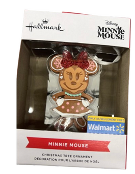 Hallmark Disney Minnie Mouse Gingerbread Cookie Christmas Ornament New with Box