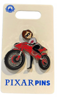 Disney Parks Pixar The Incredibles Elastigirl & Elasticycle Pin New With Card