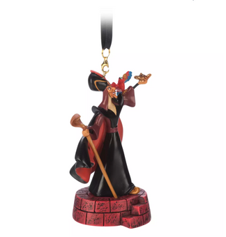 Disney Parks Aladdin's Jafar Villains Sketchbook Christmas Ornament New With Tag