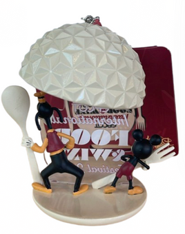 Disney Parks Epcot Food & Wine 2025 Festival Mickey Mouse Christmas Ornament New