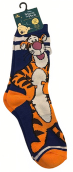 Disney Parks Winnie the Pooh Friends Tigger Socks For Adult New with Tag