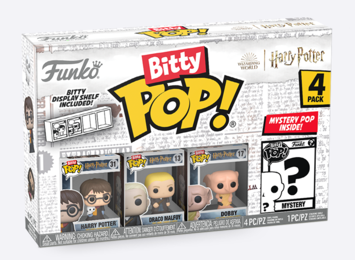 Funko Bitty POP! Harry Potter - Harry Set 4pk New with Box