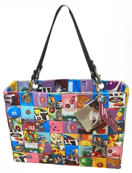 M&M's World Mitz Tuti Weekend Tote Bag Character New with Tag