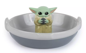 Disney Parks Grogu Sculpted Dish Tray Star Wars New With Tag