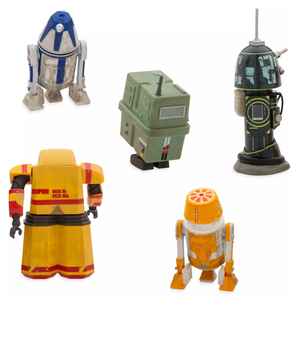 Disney Parks Star Wars Saga Droid Depot Droids Action Figure Set New with Box