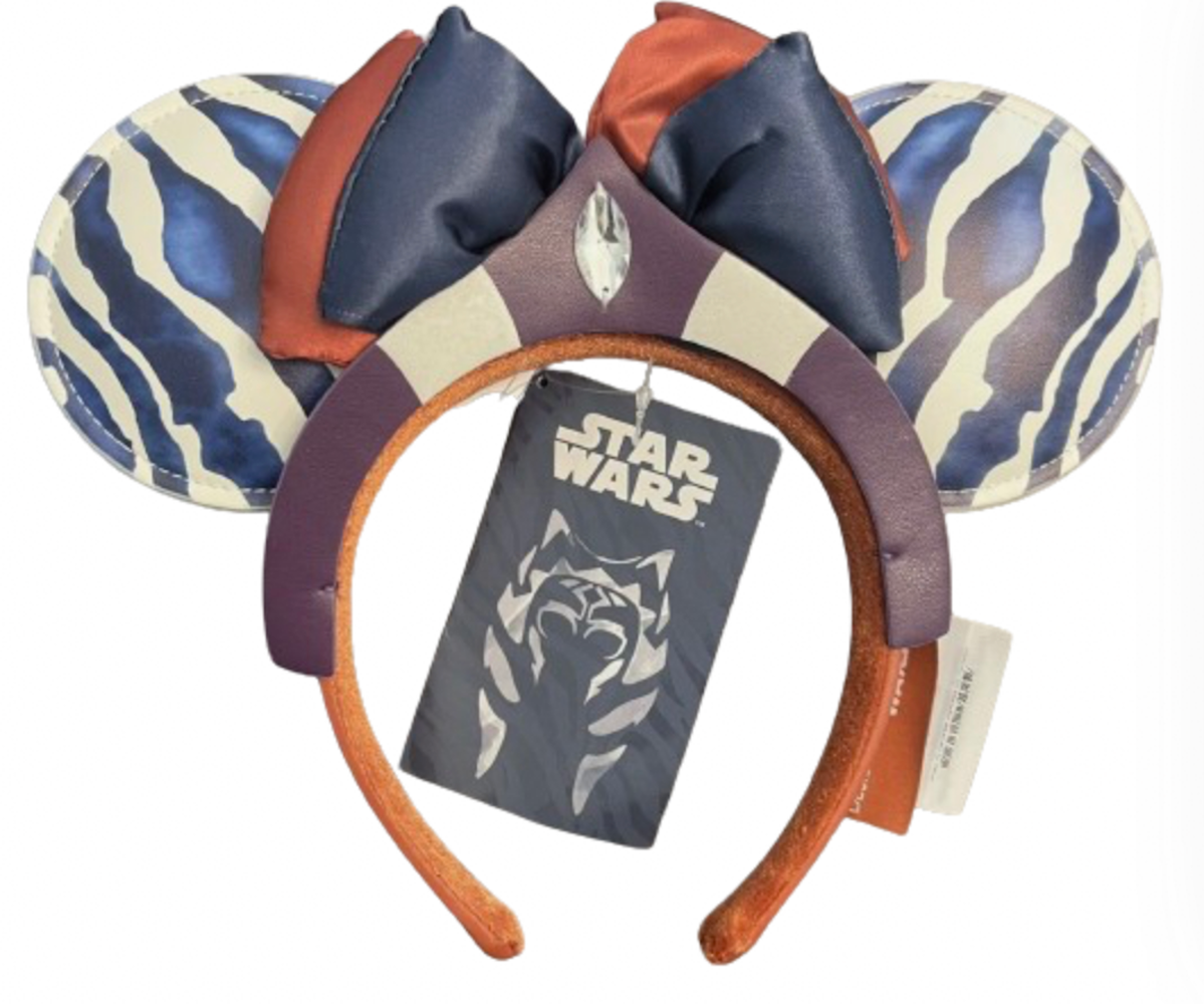 Disney Parks Star Wars Ahsoka Tano I Am No Jedi Adult Ears Headband New with Tag