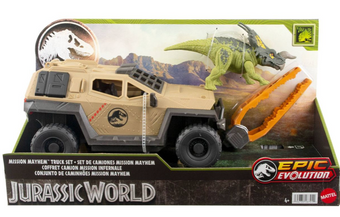 Jurassic World Mission Mayhem Truck Set Toy New With Box