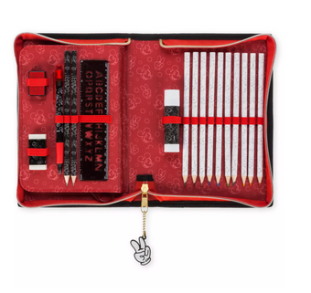 Disney Mickey Zip-Up Stationery Kit New with Tag