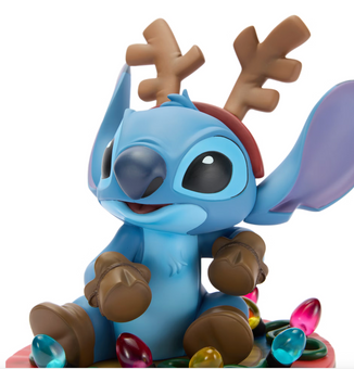 Disney Parks Stitch Light Up Festive Figure Lilo & Stitch New In Box