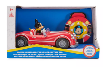 Disney Parks Mickey Mouse Roadster Remote-Control Car Toy New With Box