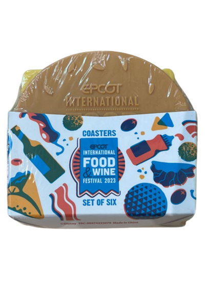 Disney EPCOT Food & Wine Festival 2023 Stackable Burger Coasters Set New