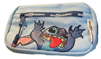 Disney Parks Walt Disney World Stitch Blue Belt Hip Funny Pack Bag New With Tag