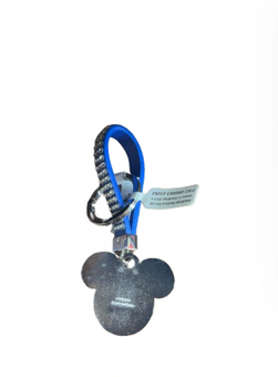 Disney Parks Epcot Germany Minnie Icon Floral Bling Keychain New with Tag