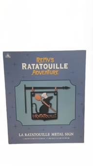 Disney Parks Epcot France Remy's La Ratatouille Adventure Metal Sign New